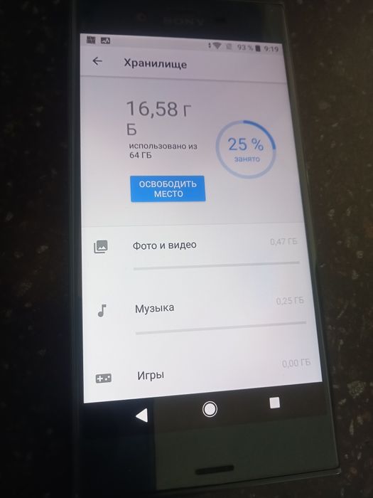 Sony Xperia смартфон