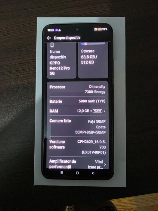 Vand Oppo Reno 12 Pro.12 gb ram,512 gb stocare