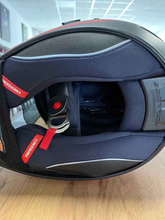 Мото каска за мотор SCORPION EXO-1200 CARBON EVO очила , L 59-60 см.