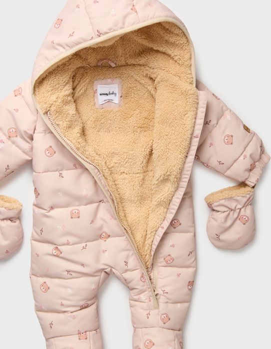 Зимен бебешки гащеризон: 56-62см