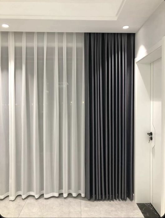 Шторы блекаут и тюль  13000