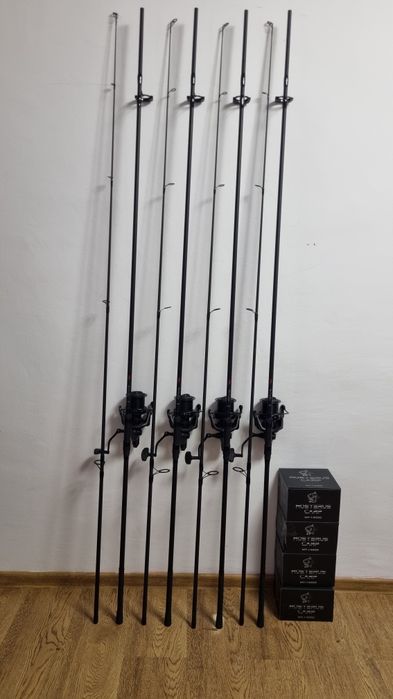4 Lansete FL Ultra Team 3.90m 3.75lbs + 4 Mulinete PRO FL MT14000