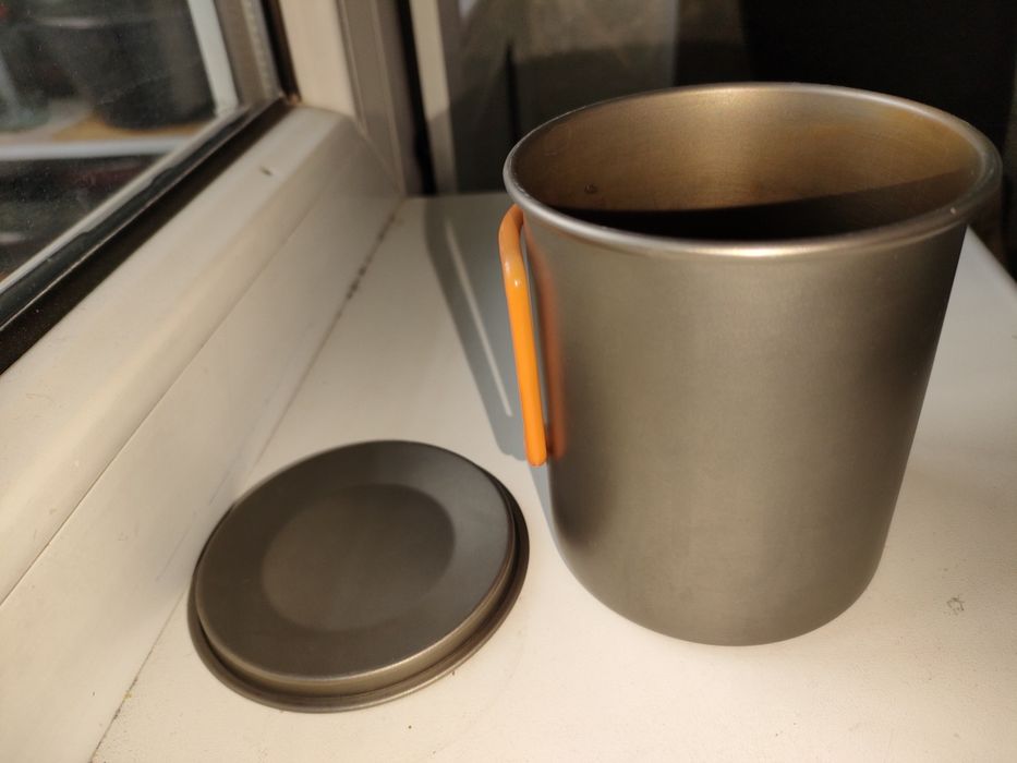 Кружка титановая 450 мл