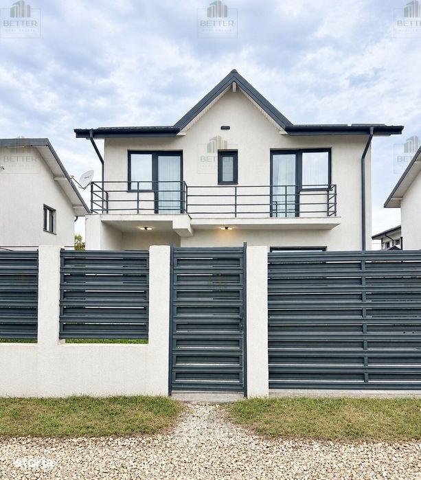 Casă individuală P+1E, 4 camere, 3 băi – Comuna Berceni
