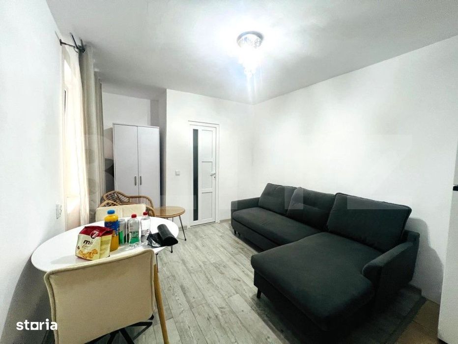 Garsoniera in centrul Clujului, 19 mp, 15 mp terasa, zona strazii Bari