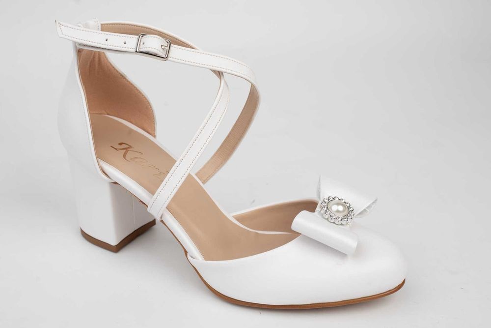 Pantofi de mireasa comozi (toc 6 cm) mărimea  39