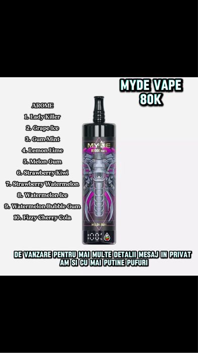 Myde Vape 80k Puffs
