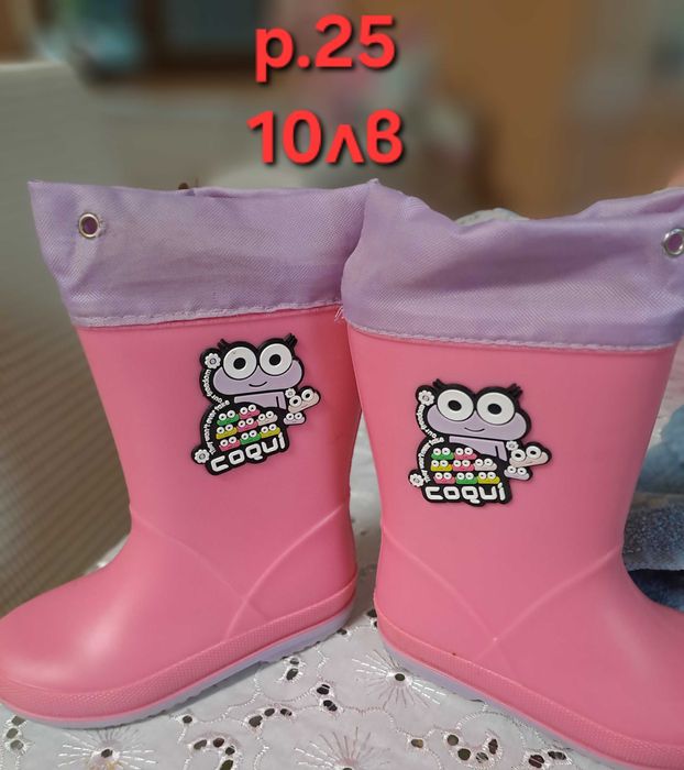 Гумени ботушки за момиченце р.25