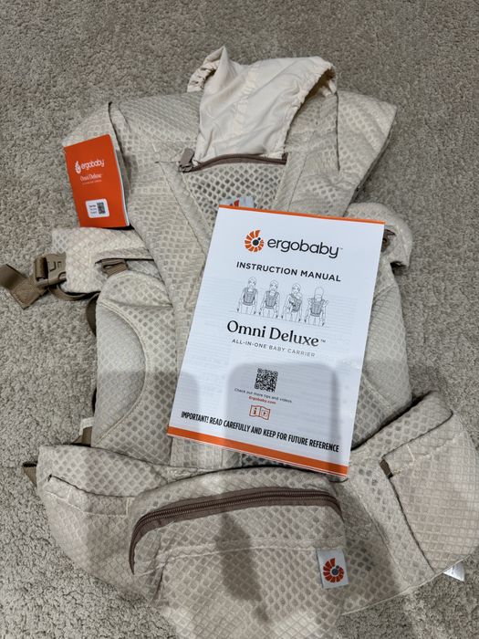 NOU! Marsupiu Omni Deluxe Mesh Natural Beige