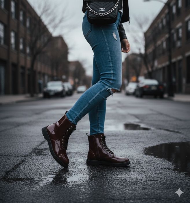 Дамски кубинки Primark Combat