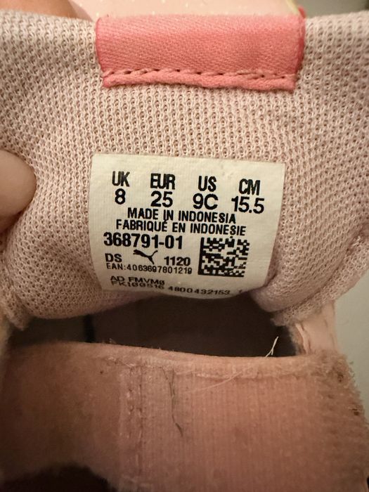 Оригинальные кроссовки Puma для девочки (размер 25 / 15.5 см)
