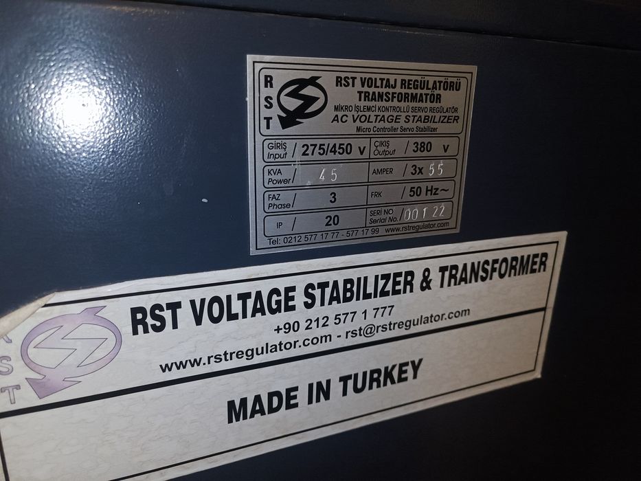 Стабилизатор напряжения CHETINKAYA 45 КВА б/у