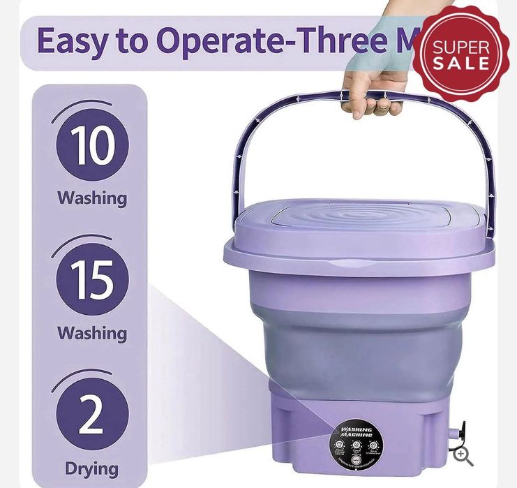 Mini masina de spalat portabila caliate superiaora Nou Sigilata