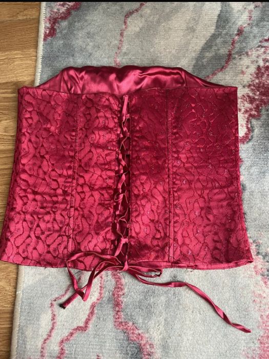 corset rosu femei