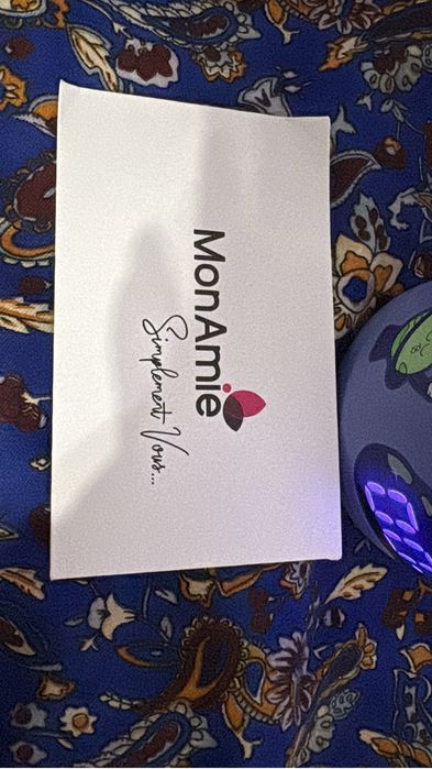 Mon Amie карточка сертификат