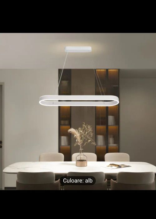 Lustra suspendata ovala