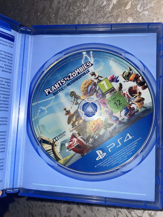 Растения vs зомби диск на PS4