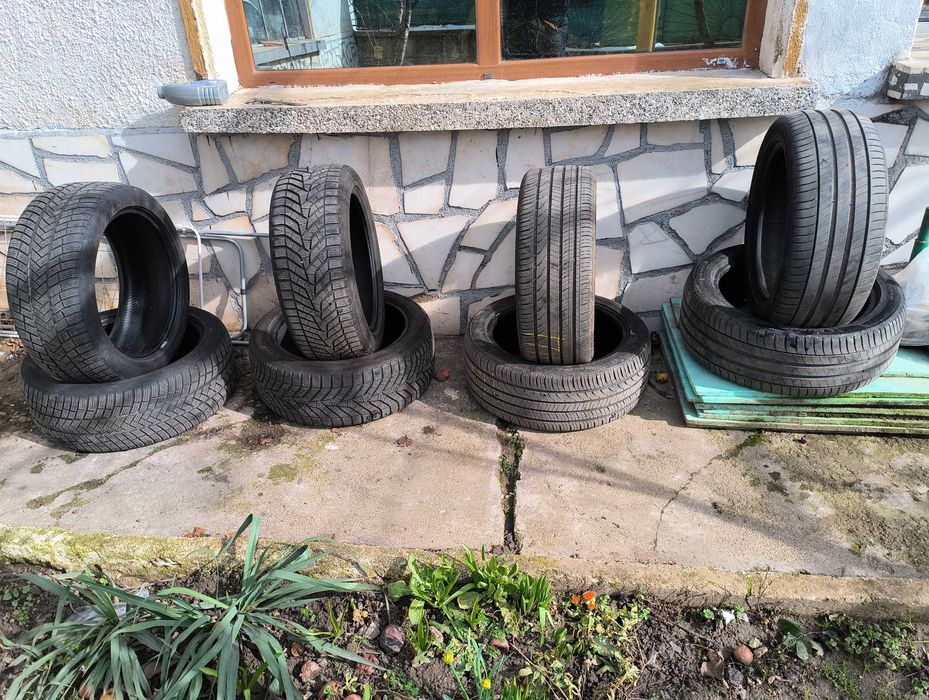 ЗИМНИ И ЛЕТНИ ГУМИ 235/45r18- 8 бр само за 150€