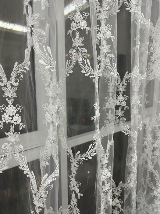 Шторы, тюль с узором