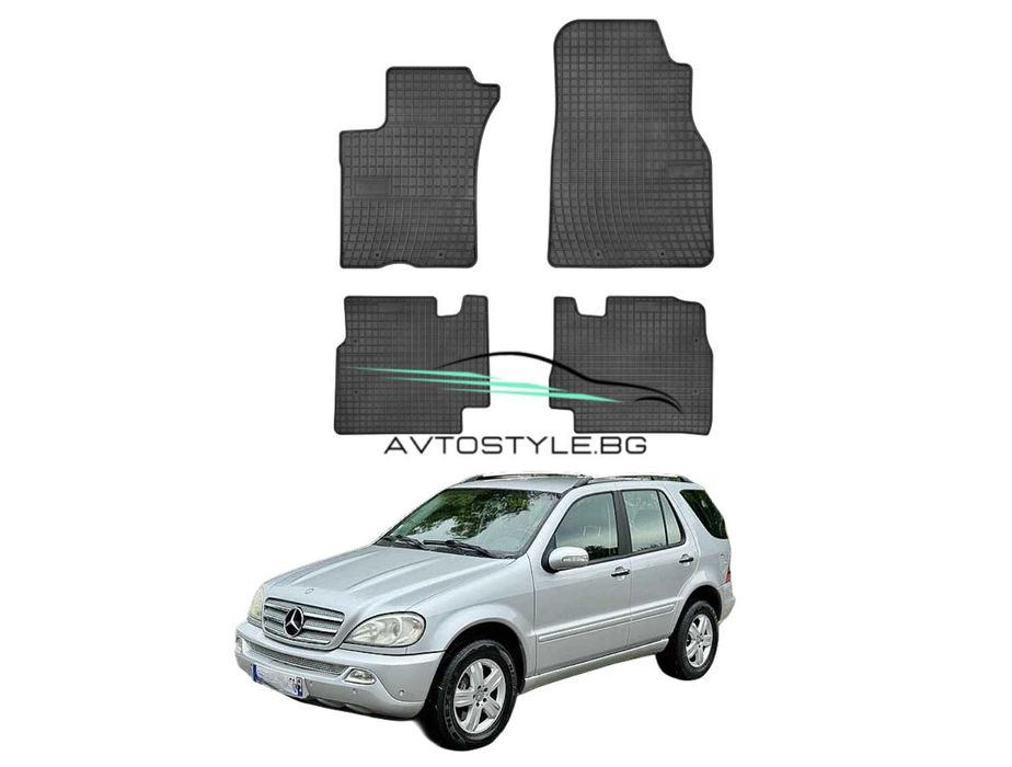 Гумени стелки за Mercedes ML W163, 2002-2005 г., Frogum - El Toro