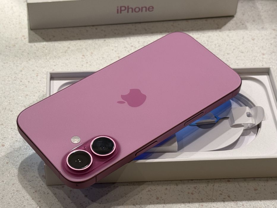 iPhone 16 Pink 256GB – Перфектен, 90% Батерия, ГАРАНЦИЯ!