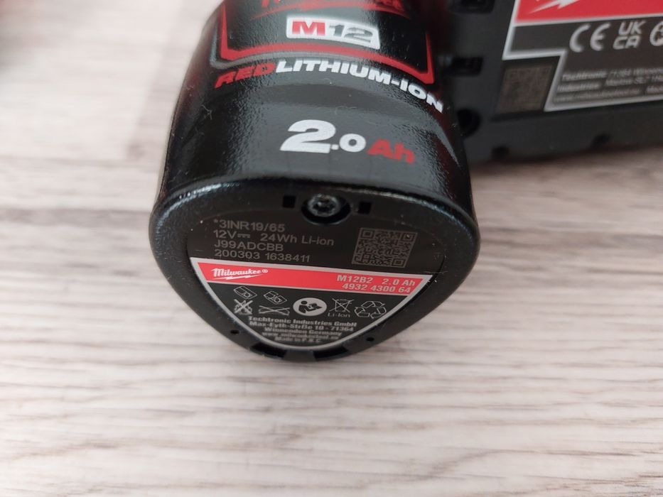 Baterie, acumulator milwaukee M12, 2 amperi, 3 amperi, 4 amperi, 6 amp