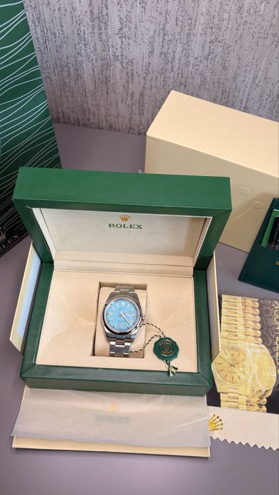 Rolex Oyster Perpetual „Tiffany Blue“