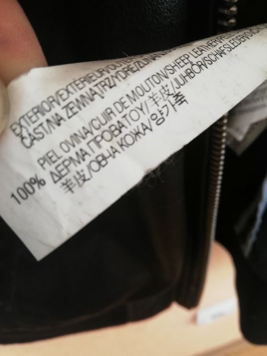 Geaca piele bărbati Zara Man L bomber