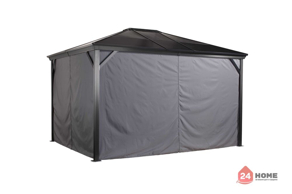 Алуминиева беседка с поликарбонатен покрив SOJAG Верона 3х4.2x2.6 м