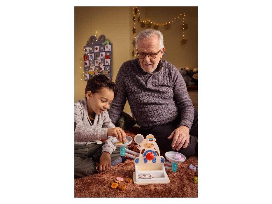 Детски дървен Касов Апарат със Скенер Кантар Везна с аксесоари 2 вида