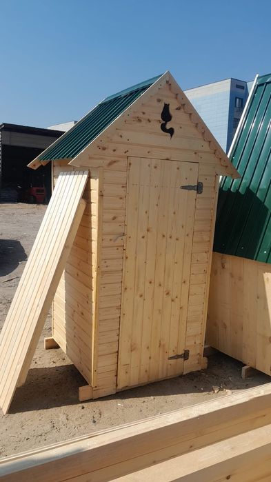 Уличный Деревянный туалет