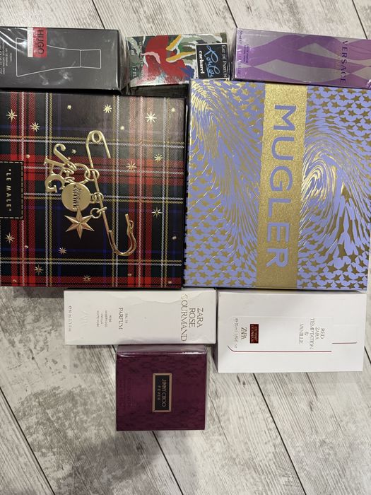 Оригинални парфюми Mugler , Versace,hugo jimmi cho
