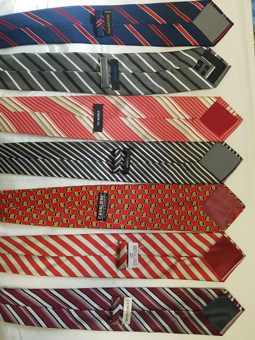 20 cravate de lux diverse marci italiene