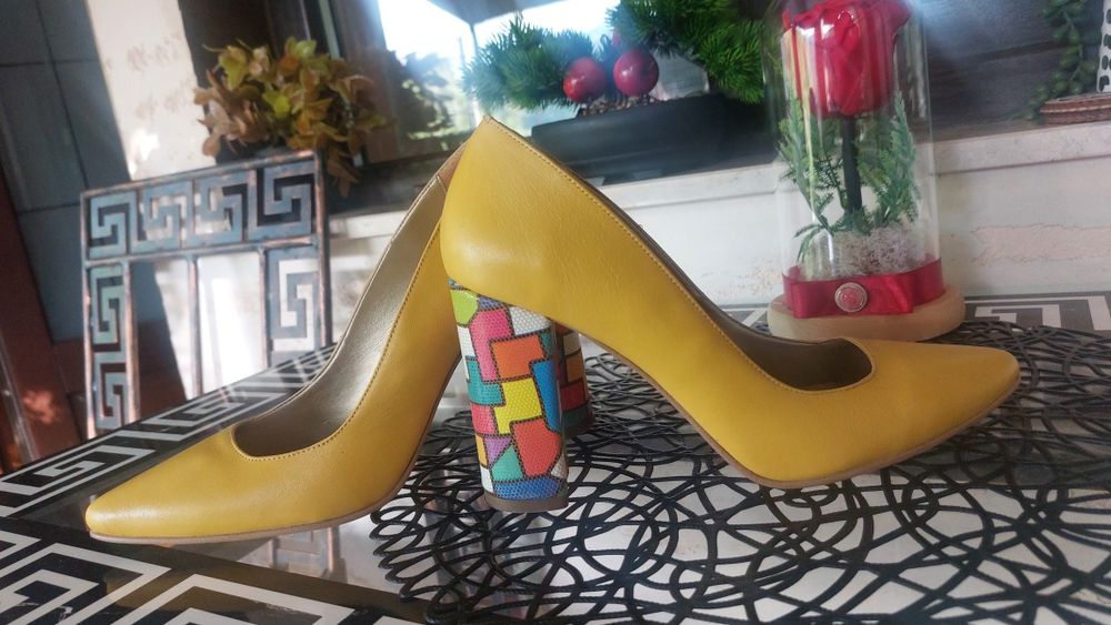 Pantofi piele naturala