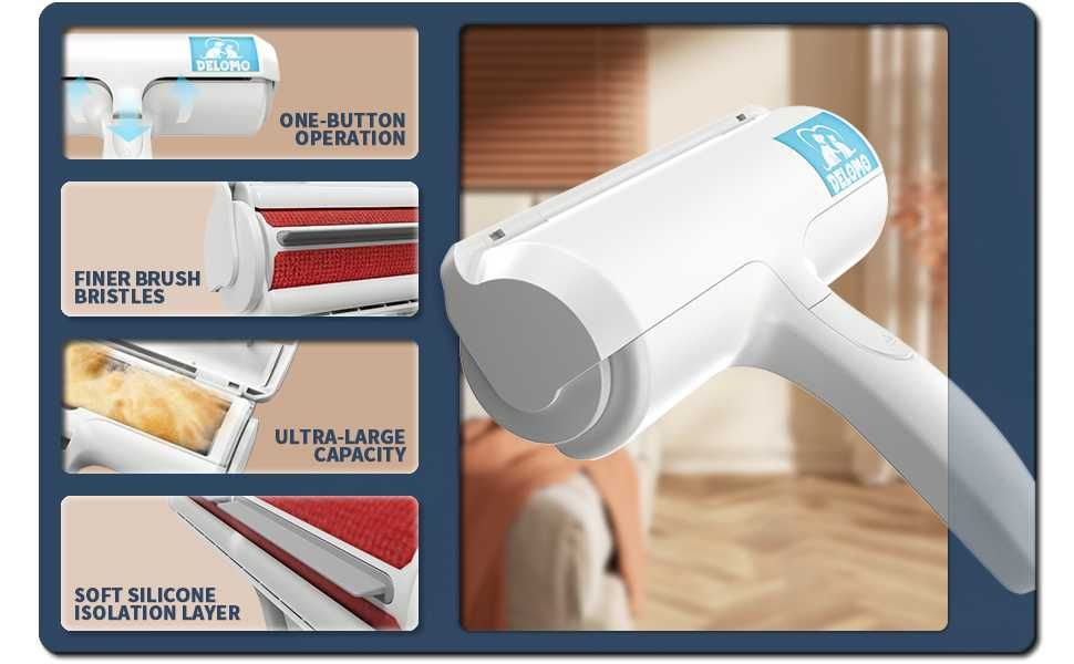 Четка за почистване премахване на косми от домашни любимци куче котка