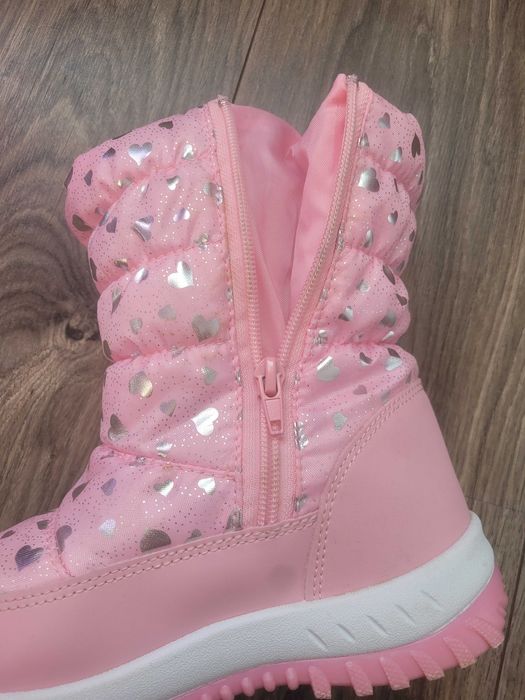 Cizme imblanite roz-marimea 34