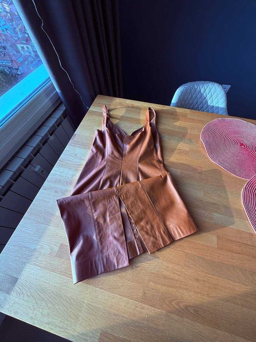 Рокля Pinko от еко-кожа