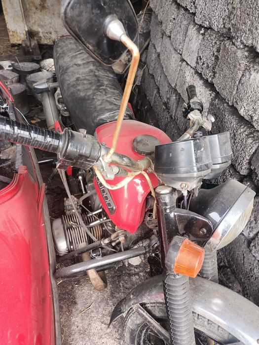 Мотоцикл Урал в облицовке Иж юпитер