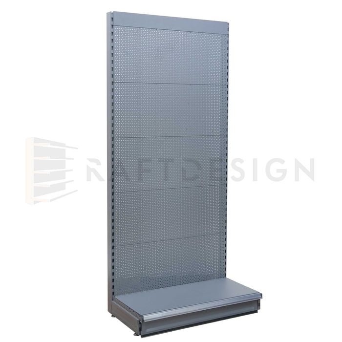 Rafturi metalice cu spatare perforate si agatatori