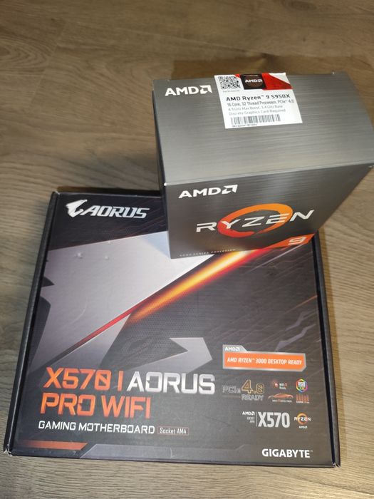 Kit CPU Ryzen 5950X și placa de baza