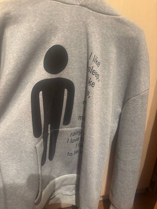 Продам серую кофту "I like to sleep"