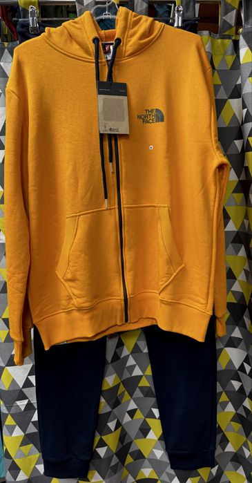 The North Face мъжки комплект анцуг (жълто + тъмносиньо)