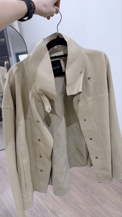 Кожанная куртка massimo dutti