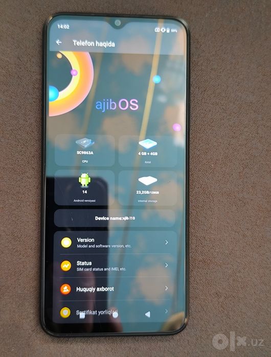 Ajib i10 4+4/128gb + arpods pro