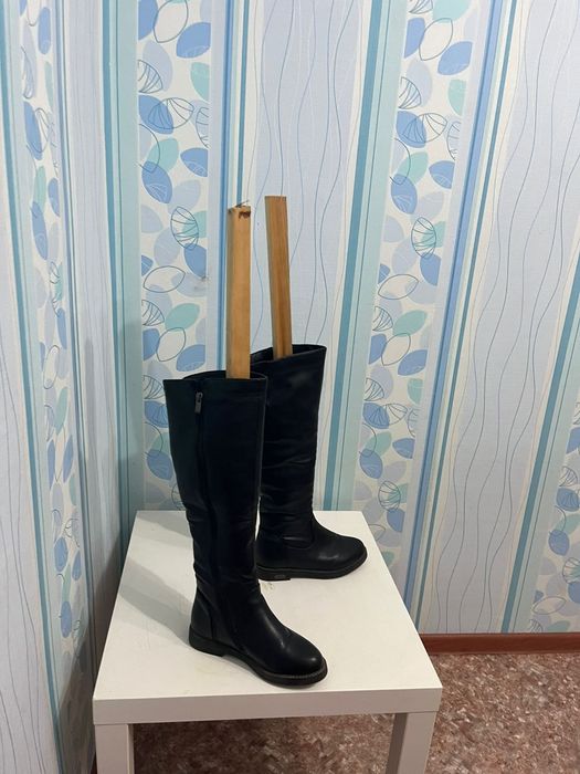 Продам сапоги кожаные