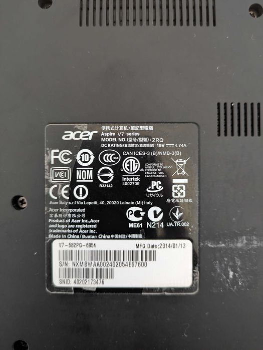 Лаптоп Acer Aspire V7