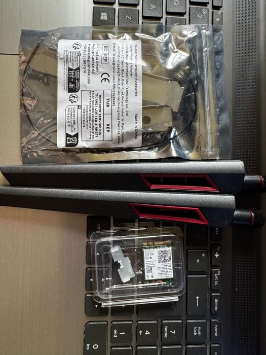 Kit wi-fi 6e intel ax210 bluetooth 5.4