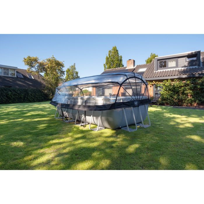 Нов купол за басейн EXIT 13x6.6 фута - универсален