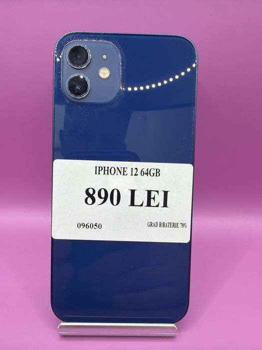 IPHONE 12 64 GB •Matei Amanet Margeanului•0960