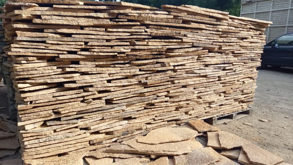 Камень Плитняк Жёлтый